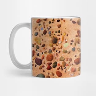 Beach Stones Abstract 11 Mug